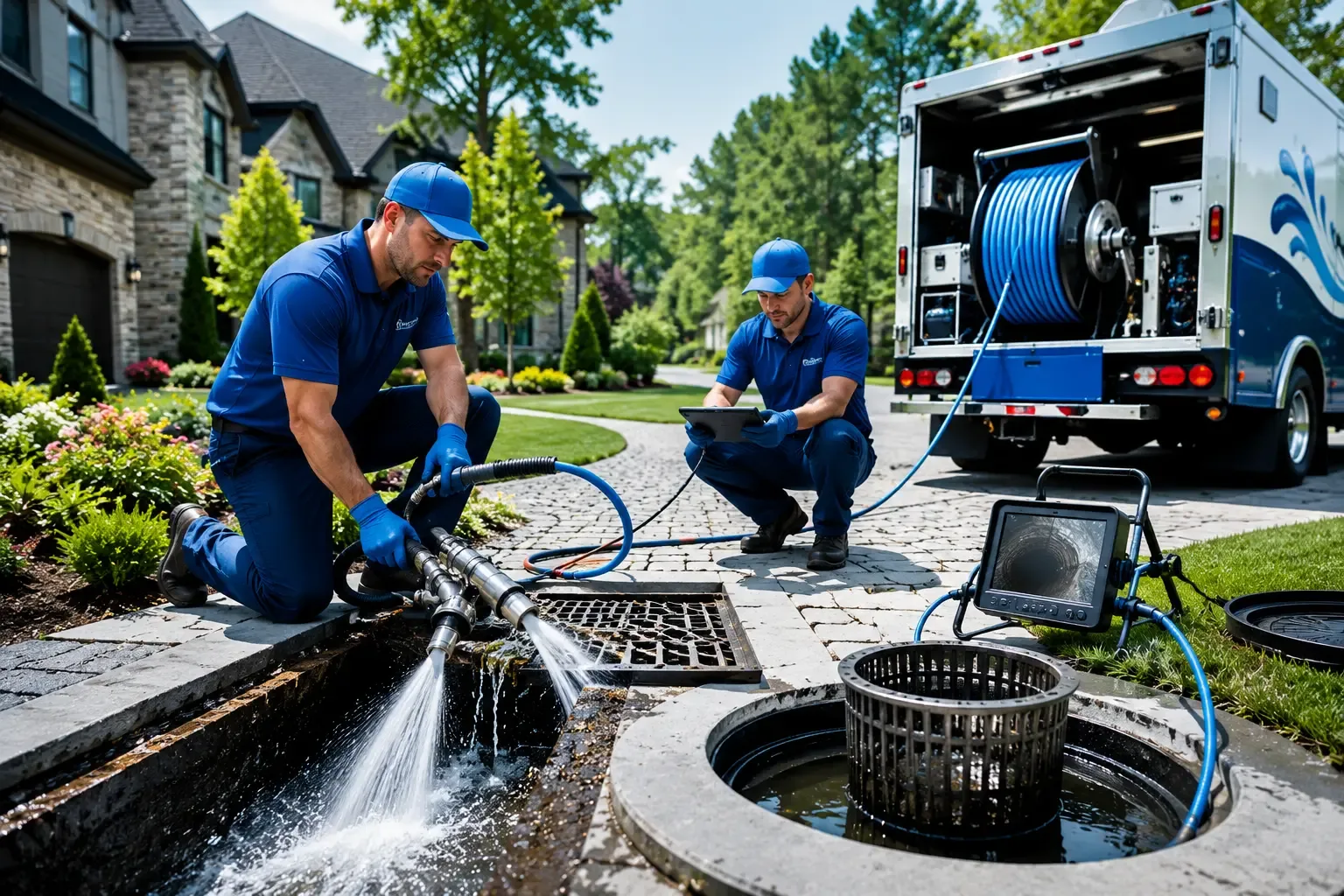 Local outdoor drain cleaning professionals in Hills, MN